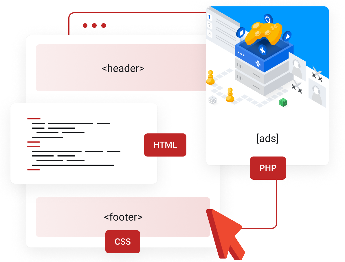 ZWS WordPress Hosting - Easy custom code snippets